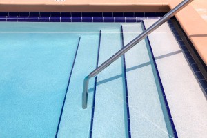 Florida pool stairs