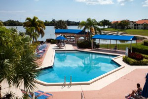 Florida pool remodel overall view