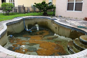 Home pool in need of deep clean
